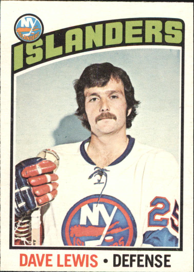 1976-77 O-Pee-Chee #221 Dave Lewis