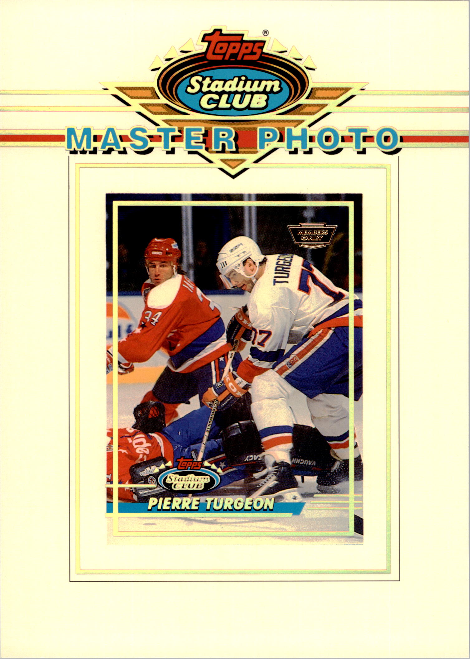 1993-94 Stadium Club Master Photos Winners Members Only #20 Pierre Turgeon