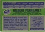 1976-77 Topps #180 Gilbert Perreault back image