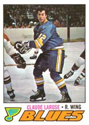 1977-78 O-Pee-Chee #167 Claude Larose
