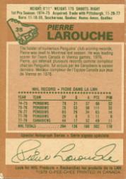 1978-79 O-Pee-Chee #35 Pierre Larouche back image