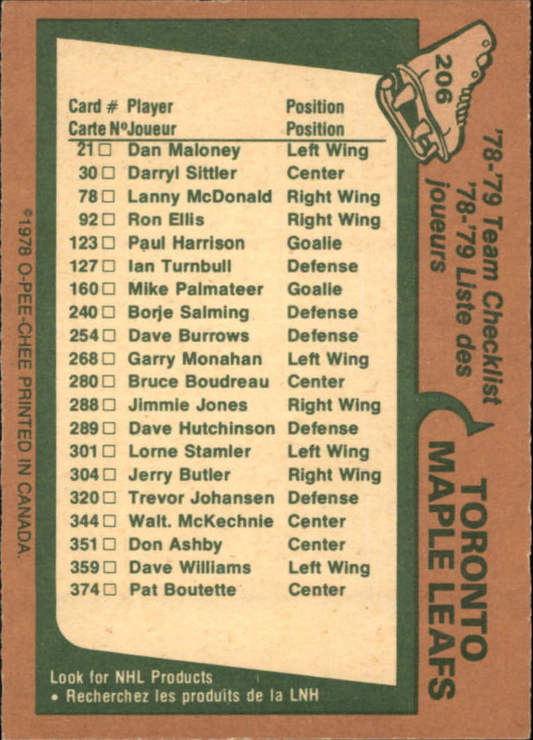 A6448- 1978-79 O-Pee-Chee Hk 201-300 STOCK PHOTOS -You Pick- 15+ FREE US SHIP - Picture 13 of 149