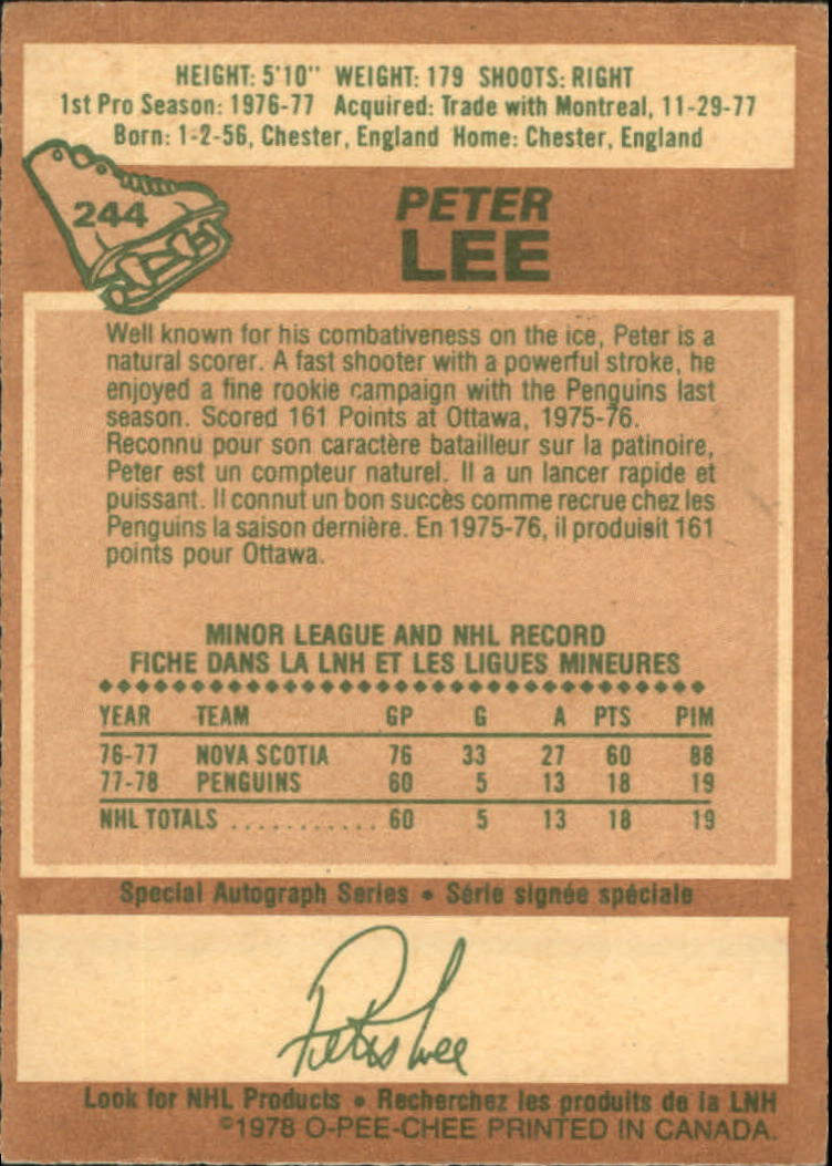 A6448- 1978-79 O-Pee-Chee Hk 201-300 STOCK PHOTOS -You Pick- 15+ FREE US SHIP - Picture 69 of 149