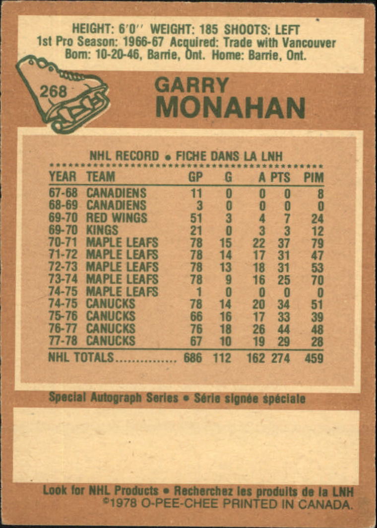 A6448- 1978-79 O-Pee-Chee Hk 201-300 STOCK PHOTOS -You Pick- 15+ FREE US SHIP - Picture 105 of 149
