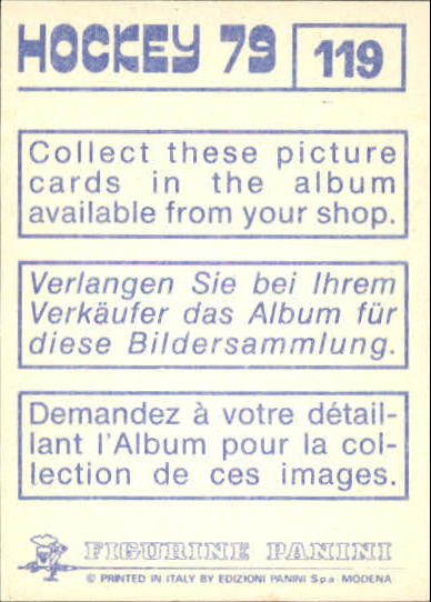 1979 Panini Stickers #119 T. Slowakiewicz back image