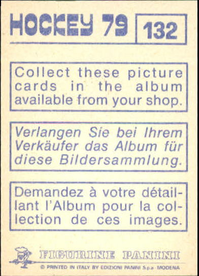1979 Panini Stickers #132 Andrezei Zabawa back image