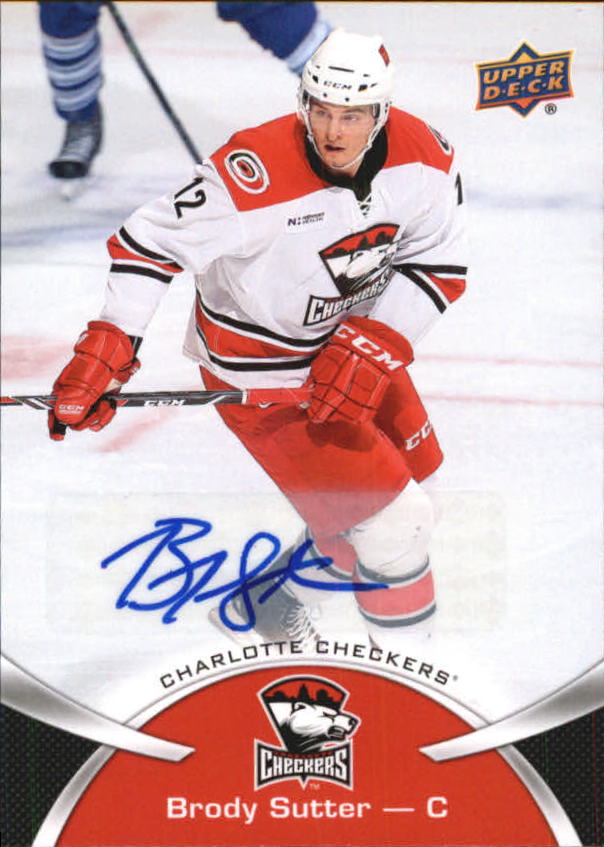 2015-16 Upper Deck AHL Autographs #82 Brody Sutter