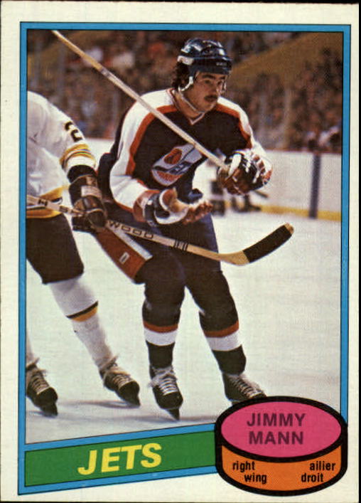 1980-81 O-Pee-Chee #353 Jimmy Mann RC