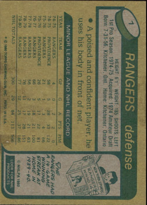 A5984- 1980-81 Topps Hk #s 1-100 MOST STOCK PHOTOS -You Pick- 15+ FREE US SHIP - Picture 18 of 271