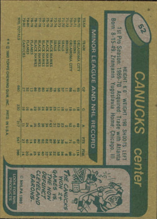 A5984- 1980-81 Topps Hk #s 1-100 MOST STOCK PHOTOS -You Pick- 15+ FREE US SHIP - Picture 134 of 271