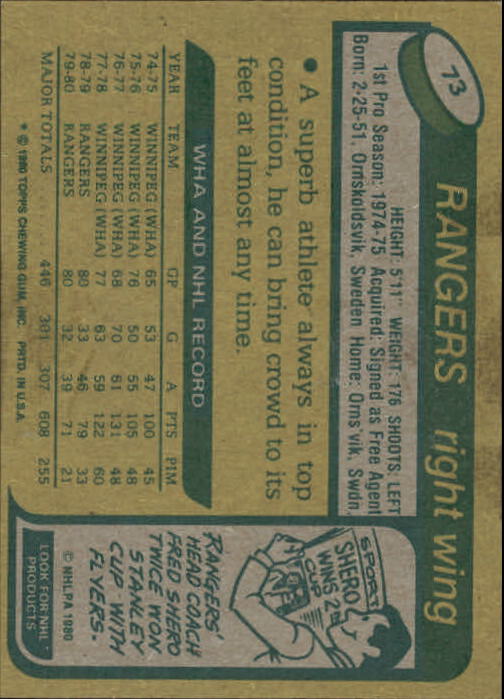 A5984- 1980-81 Topps Hk #s 1-100 MOST STOCK PHOTOS -You Pick- 15+ FREE US SHIP - Picture 198 of 271