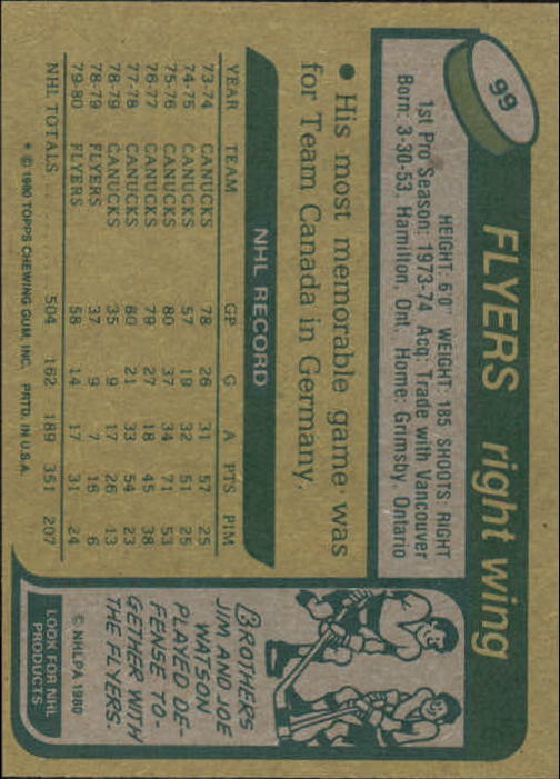 A5984- 1980-81 Topps Hk #s 1-100 MOST STOCK PHOTOS -You Pick- 15+ FREE US SHIP - Picture 269 of 271