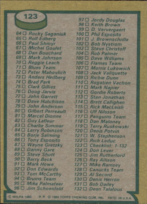 A5984- 1980-81 Topps Hk 101-200 MOST STOCK PHOTOS -You Pick- 15+ FREE US SHIP - Picture 69 of 281