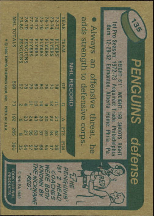 A5984- 1980-81 Topps Hk 101-200 MOST STOCK PHOTOS -You Pick- 15+ FREE US SHIP - Picture 100 of 281