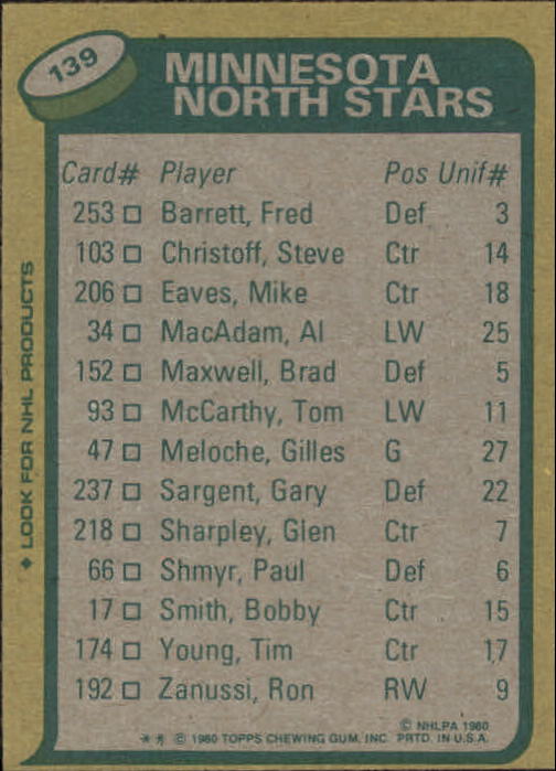 A5984- 1980-81 Topps Hk 101-200 MOST STOCK PHOTOS -You Pick- 15+ FREE US SHIP - Picture 111 of 281