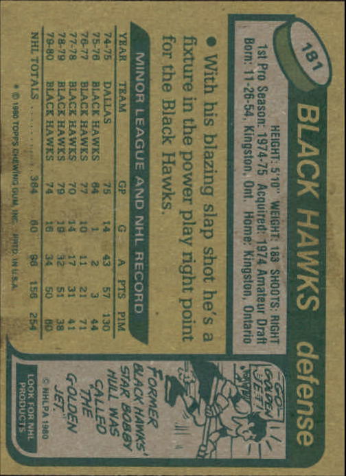 A5984- 1980-81 Topps Hk 101-200 MOST STOCK PHOTOS -You Pick- 15+ FREE US SHIP - Picture 236 of 281