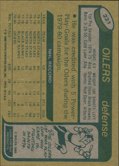 A5984- 1980-81 Topps Hk 201-264 MOST STOCK PHOTOS -You Pick- 15+ FREE US SHIP - Picture 75 of 206
