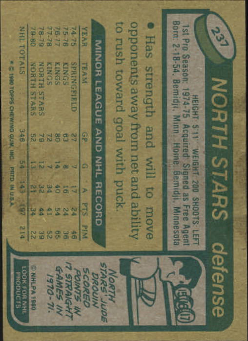 A5984- 1980-81 Topps Hk 201-264 MOST STOCK PHOTOS -You Pick- 15+ FREE US SHIP - Picture 120 of 206