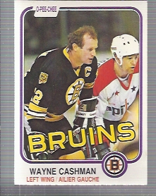 1981-82 O-Pee-Chee #11 Wayne Cashman
