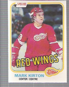 1981-82 O-Pee-Chee #90 Mark Kirton RC