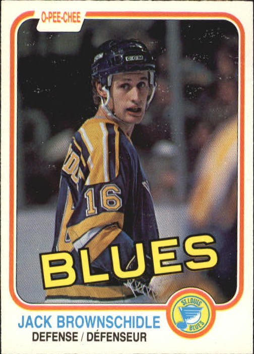 1981-82 O-Pee-Chee #302 Jack Brownschidle