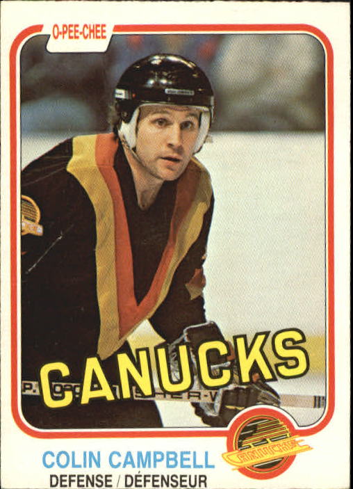 1981-82 O-Pee-Chee #333 Colin Campbell