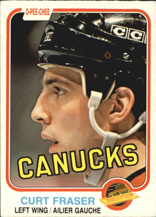 1981-82 O-Pee-Chee #334 Curt Fraser