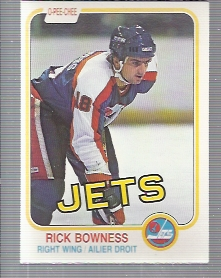 1981-82 O-Pee-Chee #361 Rick Bowness