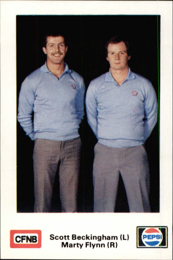 1981-82 Fredericton Express #26 Scott Beckingham/Marty Flynn