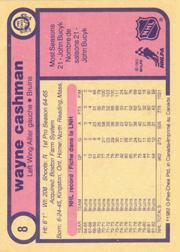 1982-83 O-Pee-Chee #8 Wayne Cashman