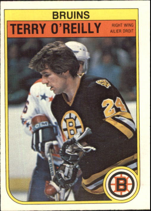 Bruins Terry O'Reilly signed Boston Braves hockey photo