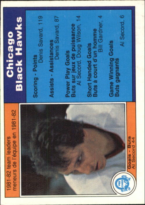 1982-83 O-Pee-Chee #60 Al Secord