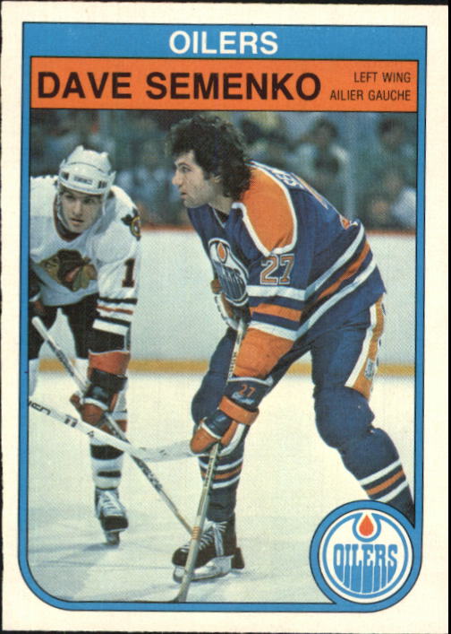 1982-83 O-Pee-Chee #119 Dave Semenko