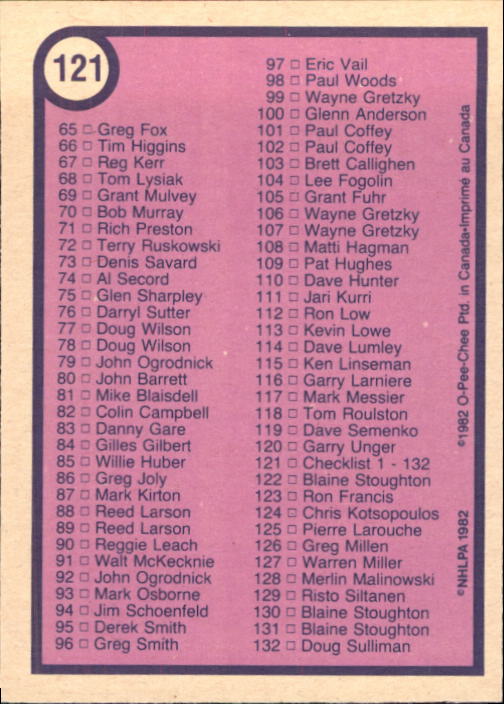 A9028- 1982-83 O-Pee-Chee Hk 101-200 STOCK PHOTOS -You Pick- 15+ FREE US SHIP - Picture 63 of 335