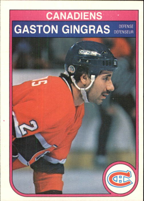 1982-83 O-Pee-Chee #182 Gaston Gingras