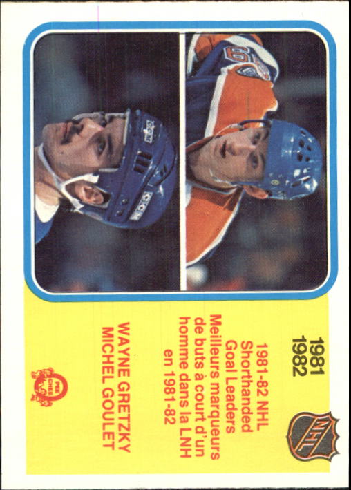 1982-83 O-Pee-Chee #237 Wayne Gretzky/Michel Goulet LL