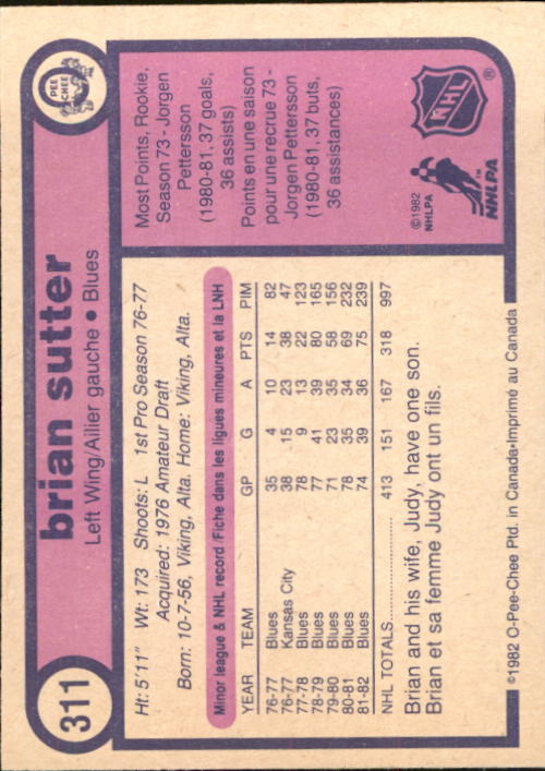 A9028- 1982-83 O-Pee-Chee Hk 301-396 STOCK PHOTOS -You Pick- 15+ FREE US SHIP - Picture 33 of 351