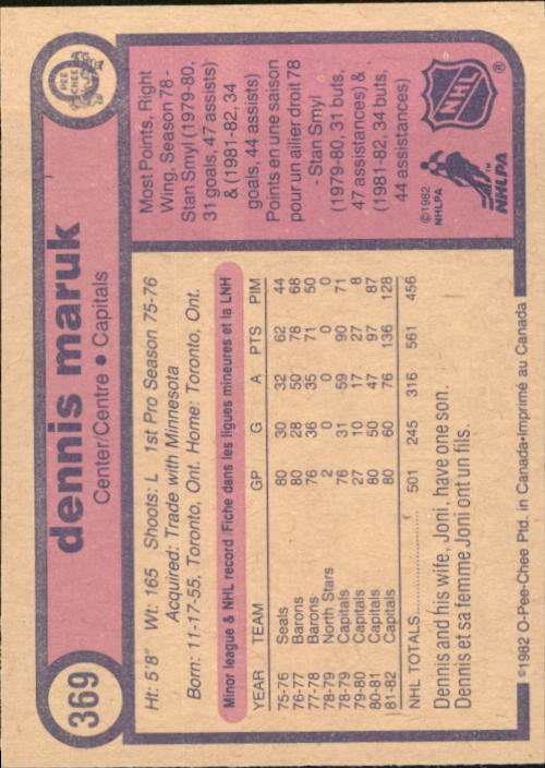 A9028- 1982-83 O-Pee-Chee Hk 301-396 STOCK PHOTOS -You Pick- 15+ FREE US SHIP - Picture 249 of 351