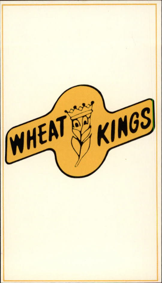 1982-83 Brandon Wheat Kings #1 Wheat Kings Logo