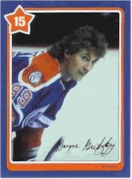 1982-83 Neilson's Gretzky #15 Stopping