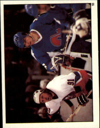 1982-83 Topps Stickers #18 Islanders vs. Quebec