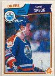 1983-84 O-Pee-Chee #28 Randy Gregg RC