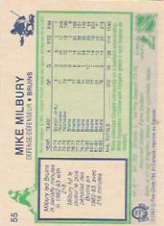 1983-84 O-Pee-Chee #55 Mike Milbury back image