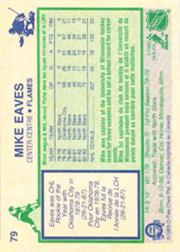1983-84 O-Pee-Chee #79 Mike Eaves back image