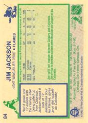 1983-84 O-Pee-Chee #84 Jim Jackson RC back image