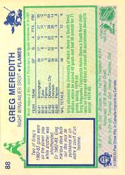 1983-84 O-Pee-Chee #88 Greg Meredith RC back image