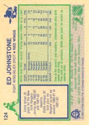 1983-84 O-Pee-Chee #124 Ed Johnstone back image