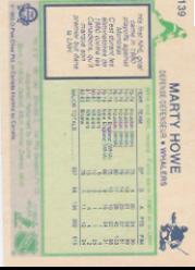 1983-84 O-Pee-Chee #139 Marty Howe back image