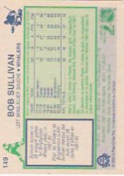 1983-84 O-Pee-Chee #149 Bob Sullivan RC