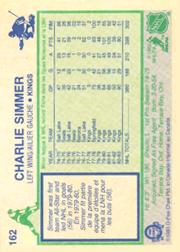 1983-84 O-Pee-Chee #162 Charlie Simmer back image